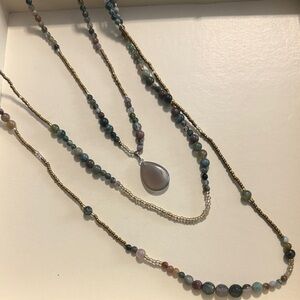 Multicolor Beaded Necklace Set
